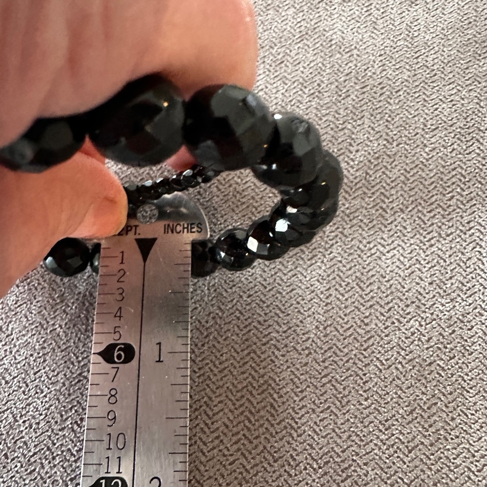 Black Rhinestone bracelet - Picture 3 of 5